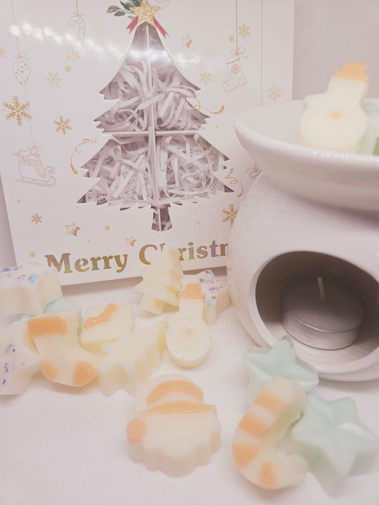 Christmas selection box ~ White winter, Orange & Cinnamon